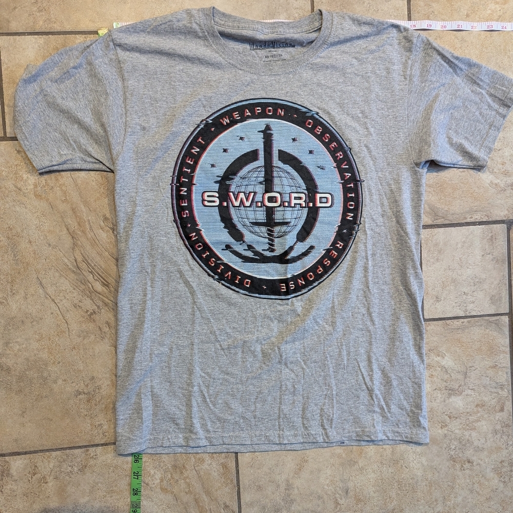 Marvel Studios WandaVision S.W.O.R.D. Logo Graphic Tee – Size XS